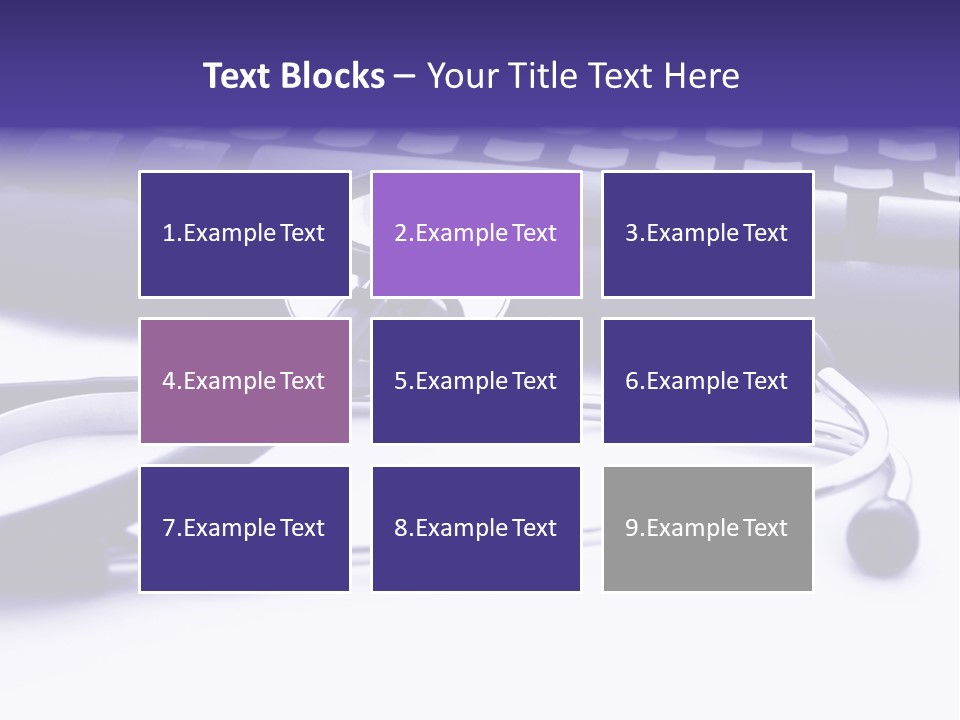 Notebook Inpatient Sick PowerPoint Template