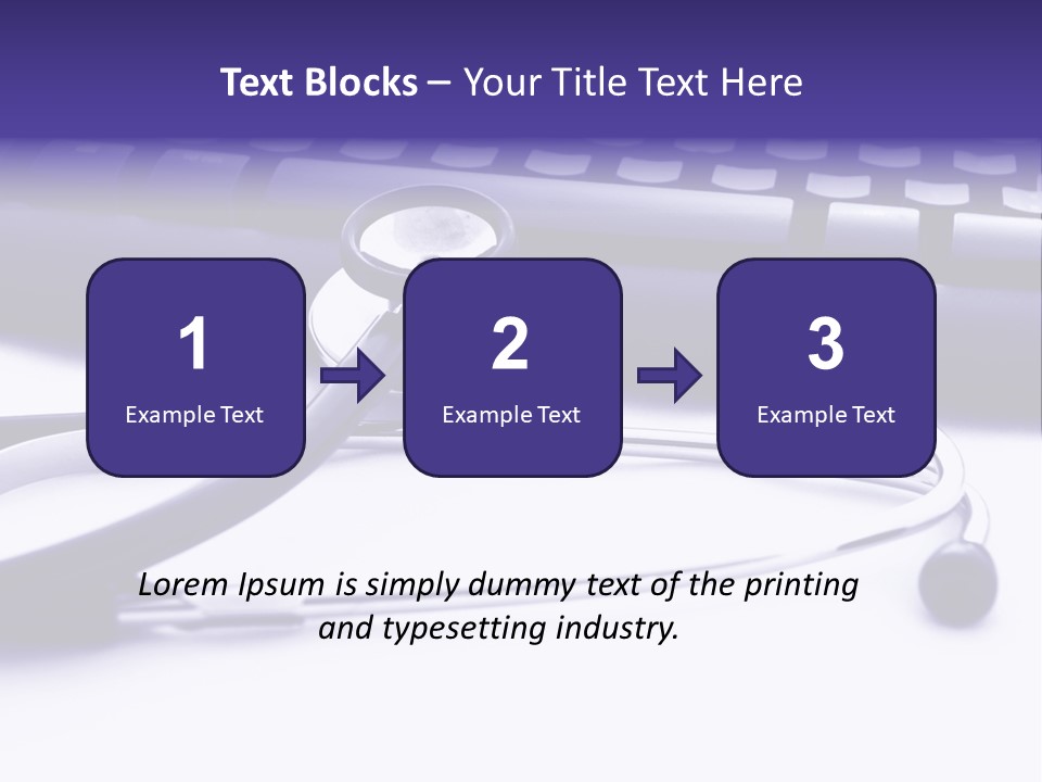 Notebook Inpatient Sick PowerPoint Template