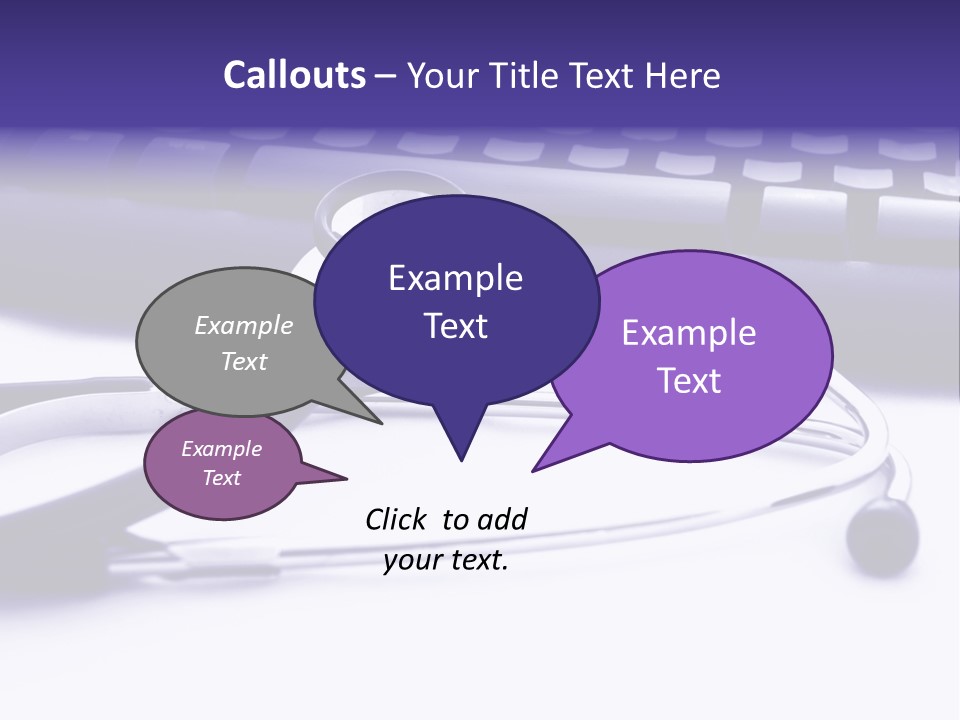 Notebook Inpatient Sick PowerPoint Template