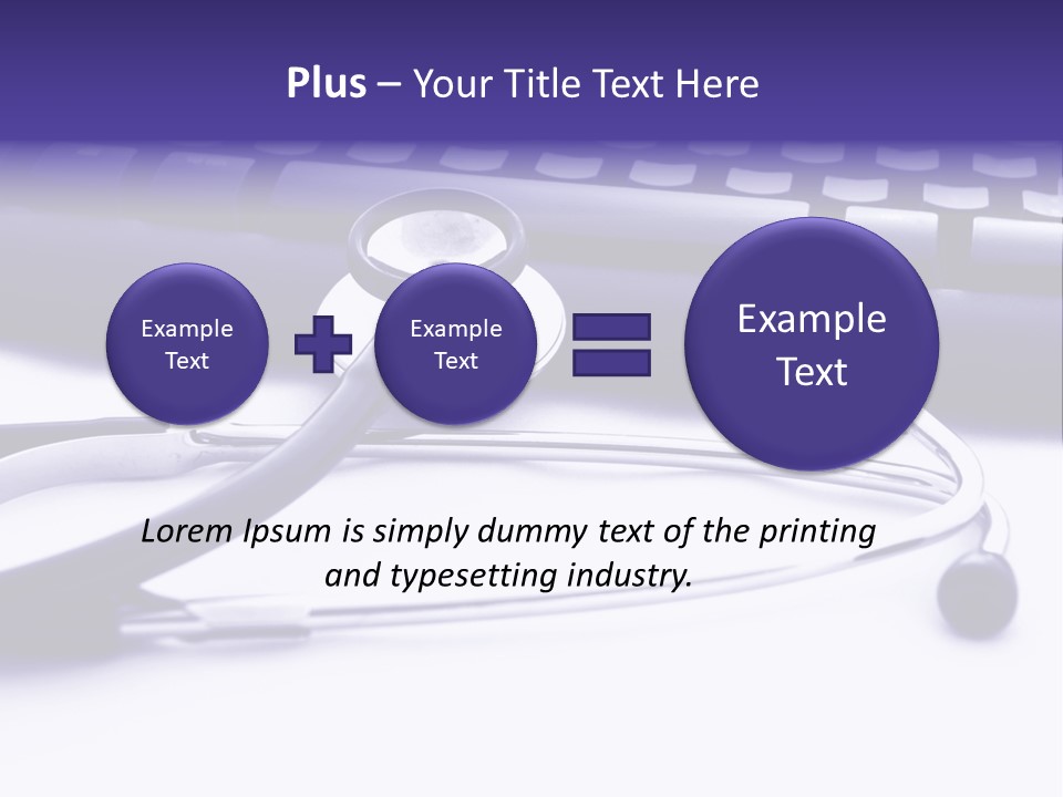 Notebook Inpatient Sick PowerPoint Template