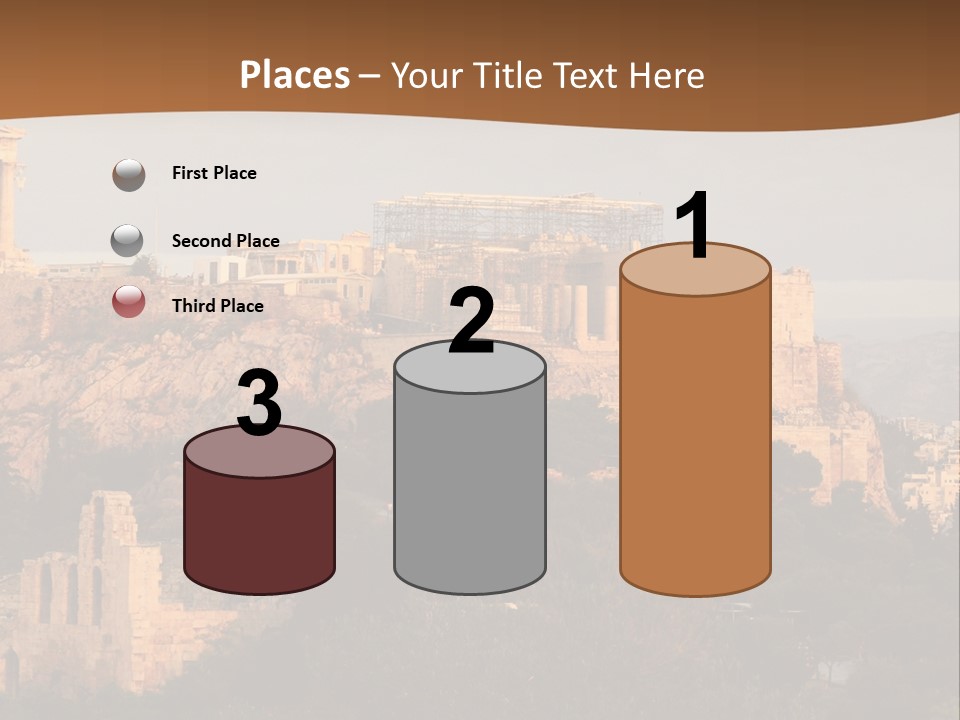 Old Civilization Acropolis PowerPoint Template