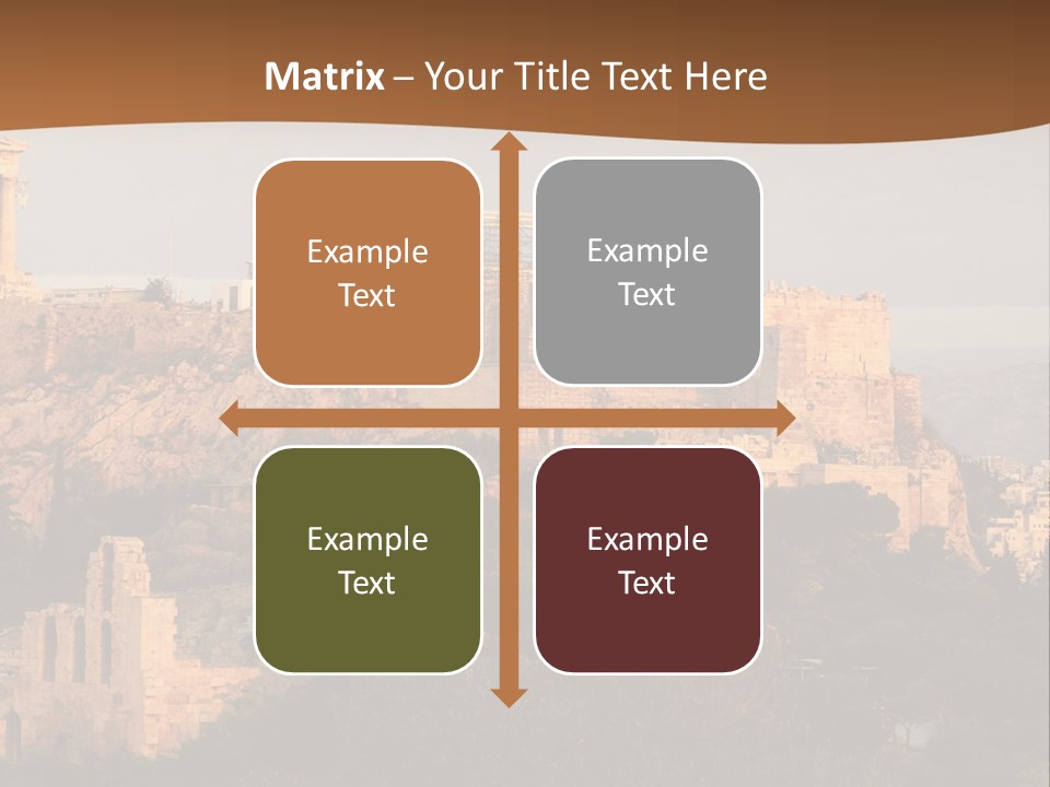 Old Civilization Acropolis PowerPoint Template