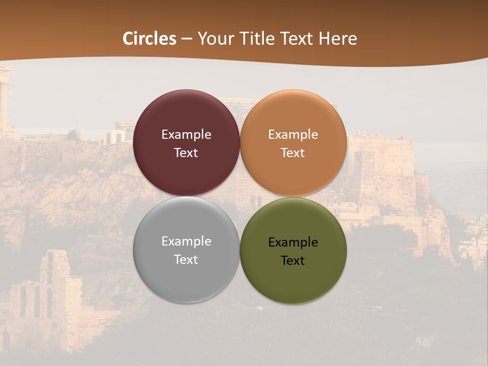Old Civilization Acropolis PowerPoint Template