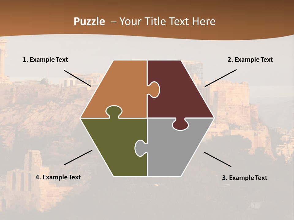 Old Civilization Acropolis PowerPoint Template