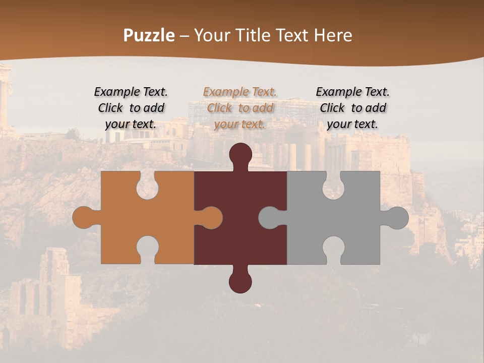 Old Civilization Acropolis PowerPoint Template