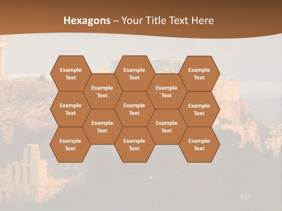 Old Civilization Acropolis PowerPoint Template