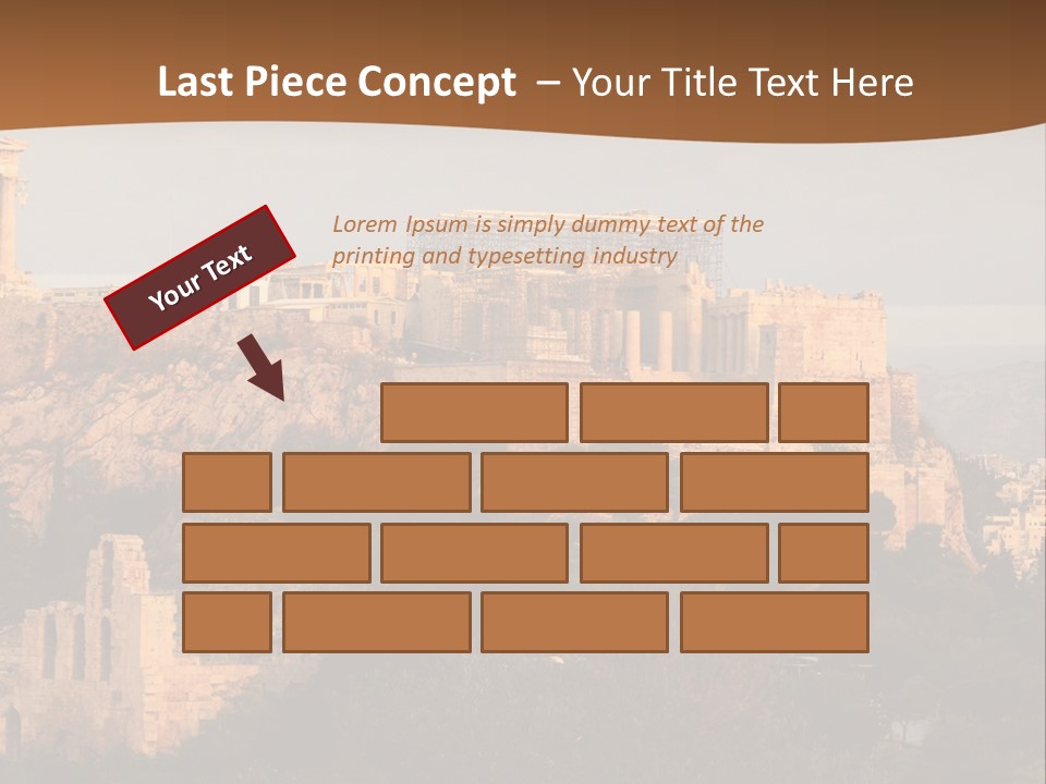 Old Civilization Acropolis PowerPoint Template