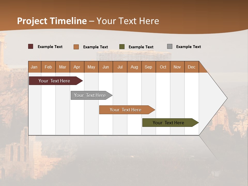 Old Civilization Acropolis PowerPoint Template
