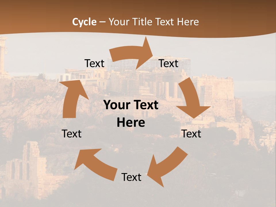 Old Civilization Acropolis PowerPoint Template