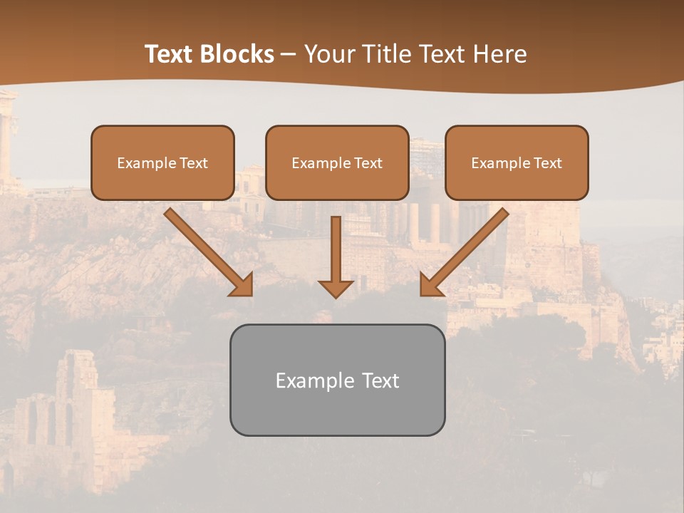 Old Civilization Acropolis PowerPoint Template