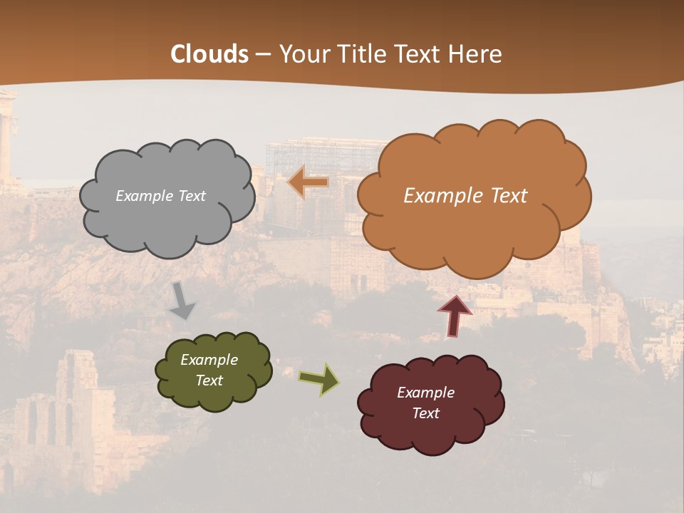 Old Civilization Acropolis PowerPoint Template