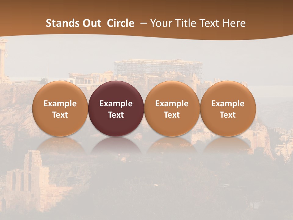 Old Civilization Acropolis PowerPoint Template