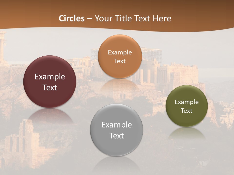 Old Civilization Acropolis PowerPoint Template