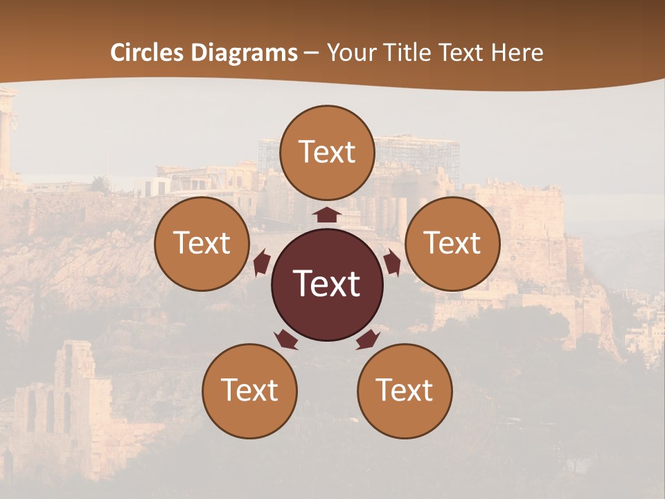 Old Civilization Acropolis PowerPoint Template