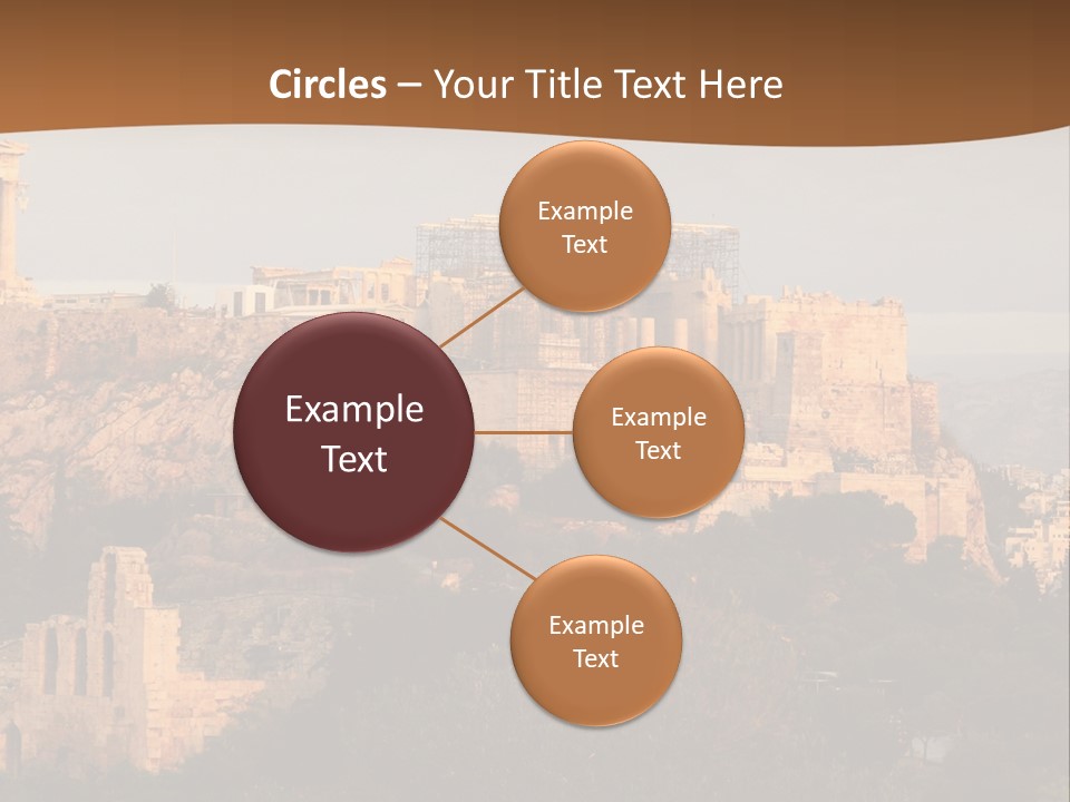 Old Civilization Acropolis PowerPoint Template