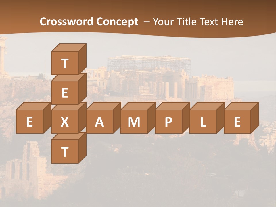 Old Civilization Acropolis PowerPoint Template