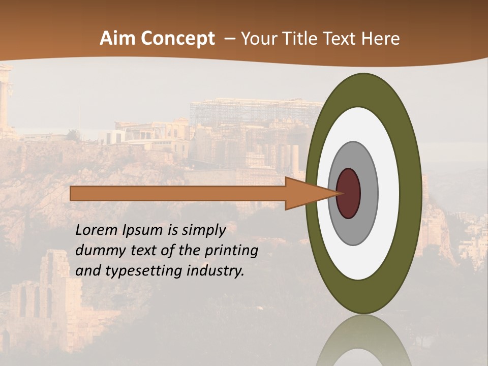 Old Civilization Acropolis PowerPoint Template