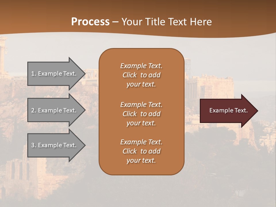 Old Civilization Acropolis PowerPoint Template