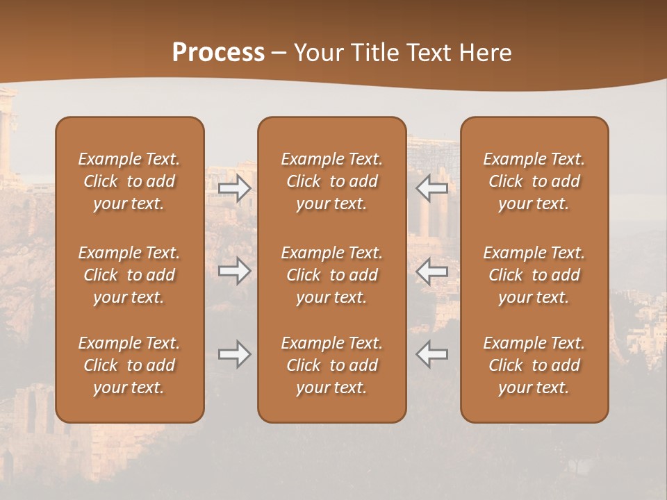 Old Civilization Acropolis PowerPoint Template
