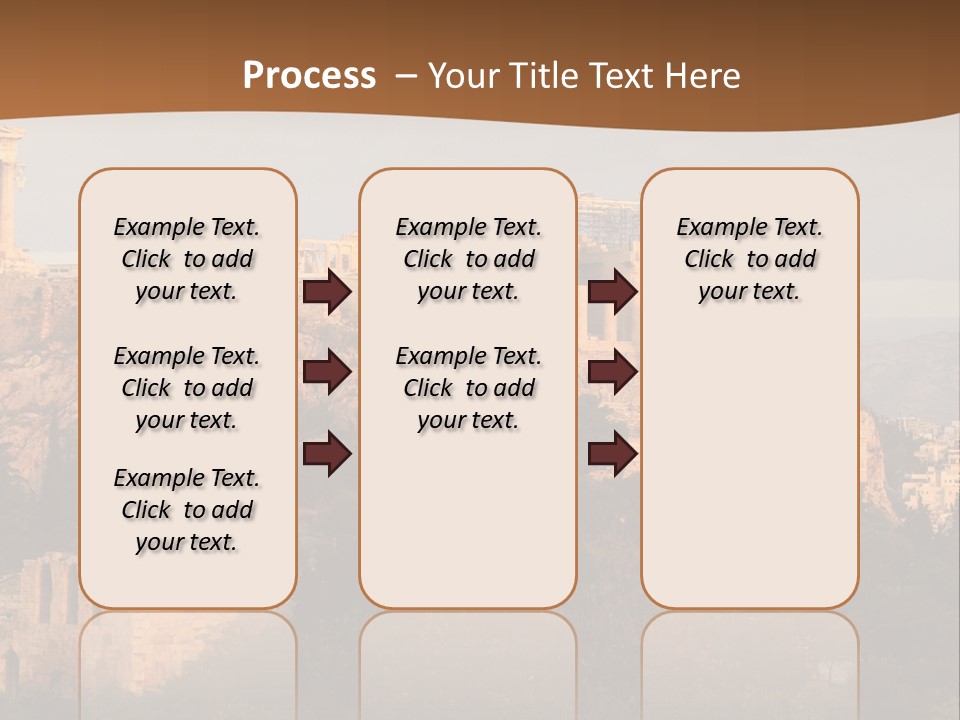 Old Civilization Acropolis PowerPoint Template
