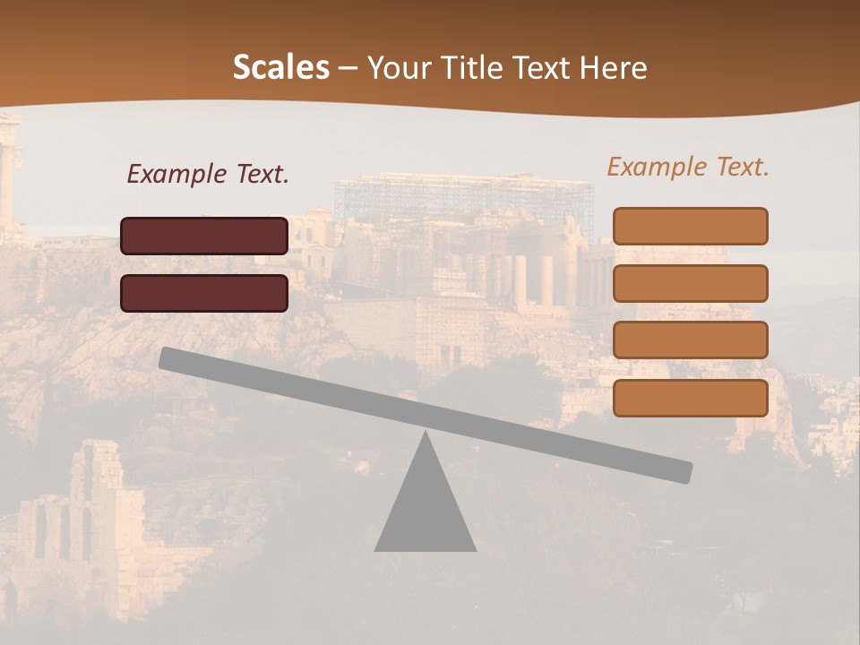 Old Civilization Acropolis PowerPoint Template