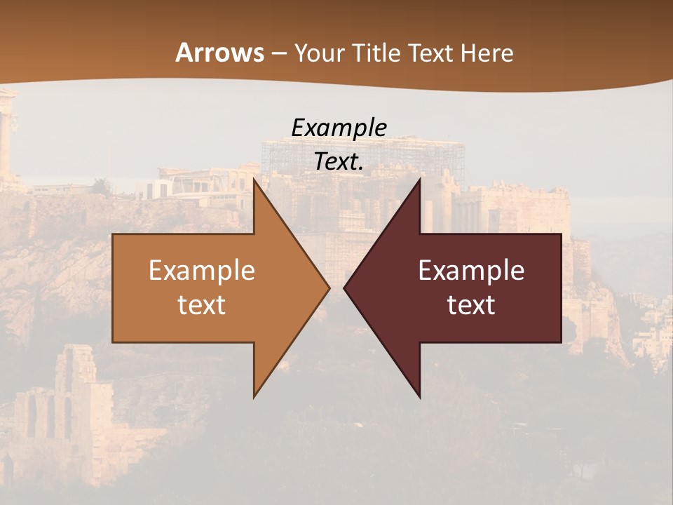 Old Civilization Acropolis PowerPoint Template