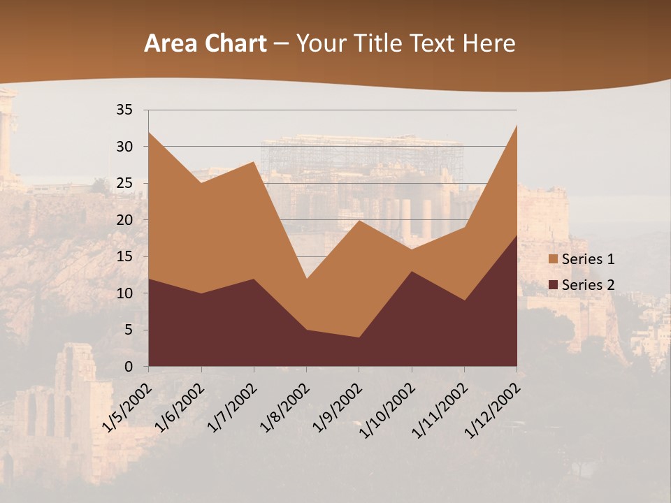 Old Civilization Acropolis PowerPoint Template