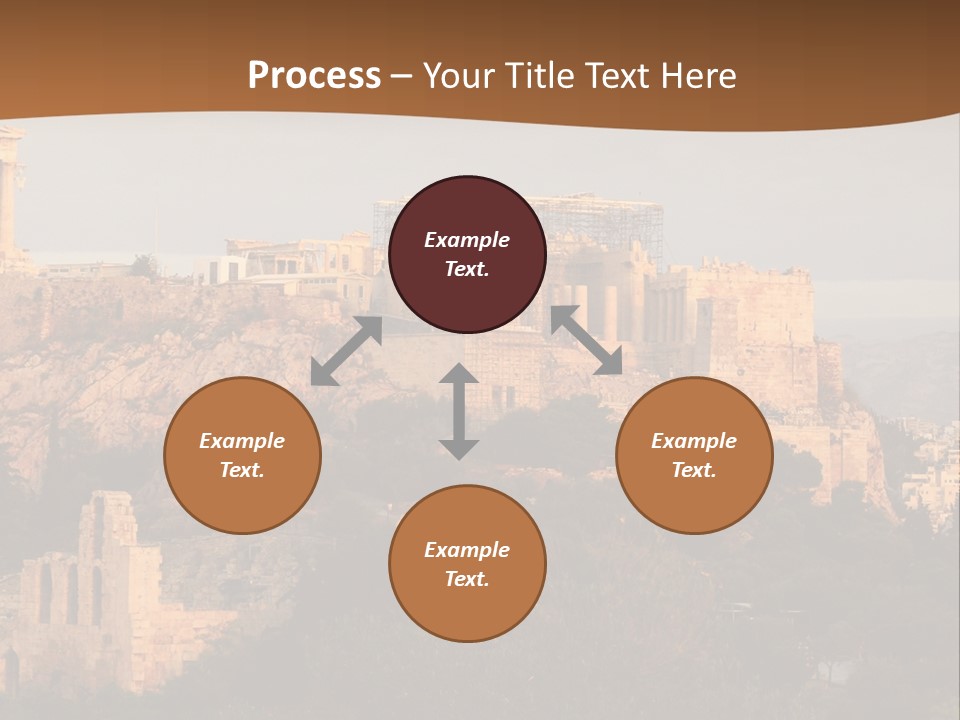 Old Civilization Acropolis PowerPoint Template