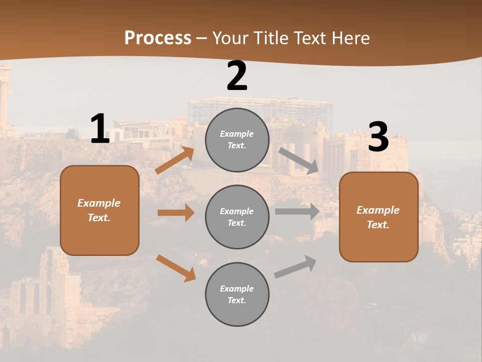 Old Civilization Acropolis PowerPoint Template