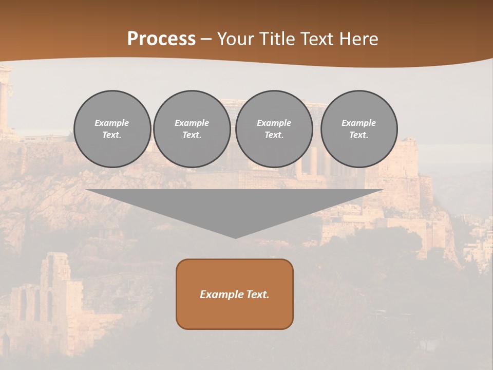 Old Civilization Acropolis PowerPoint Template