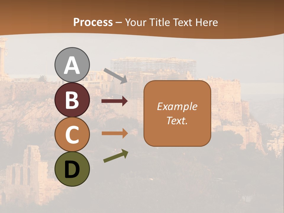 Old Civilization Acropolis PowerPoint Template