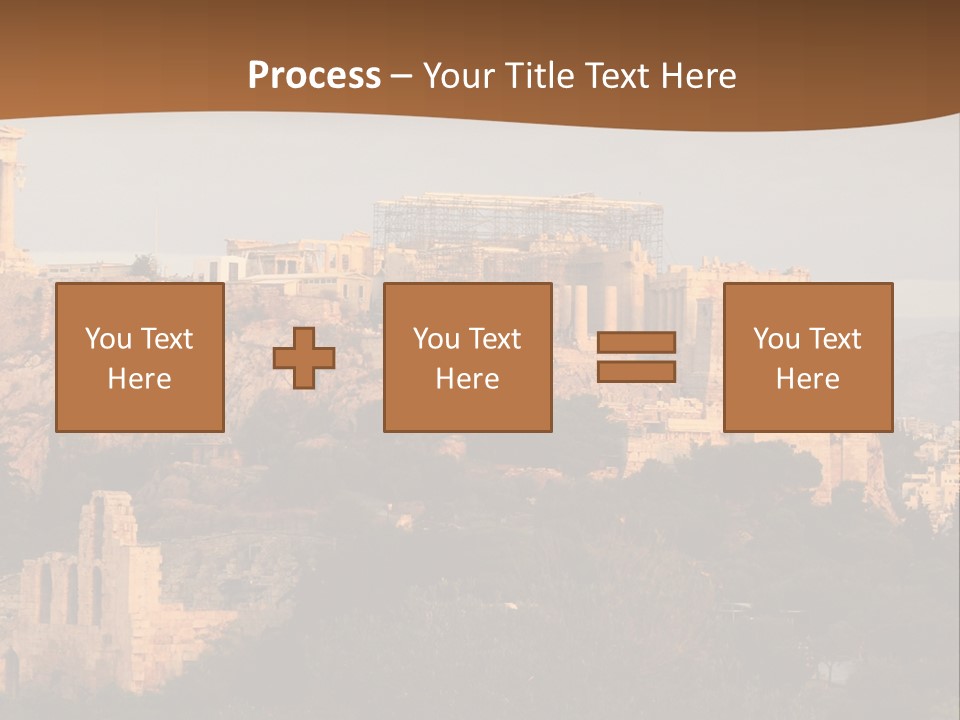 Old Civilization Acropolis PowerPoint Template