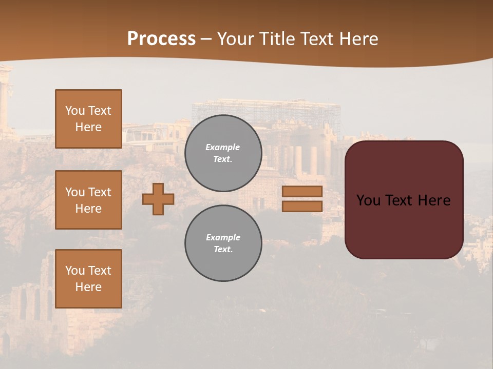 Old Civilization Acropolis PowerPoint Template