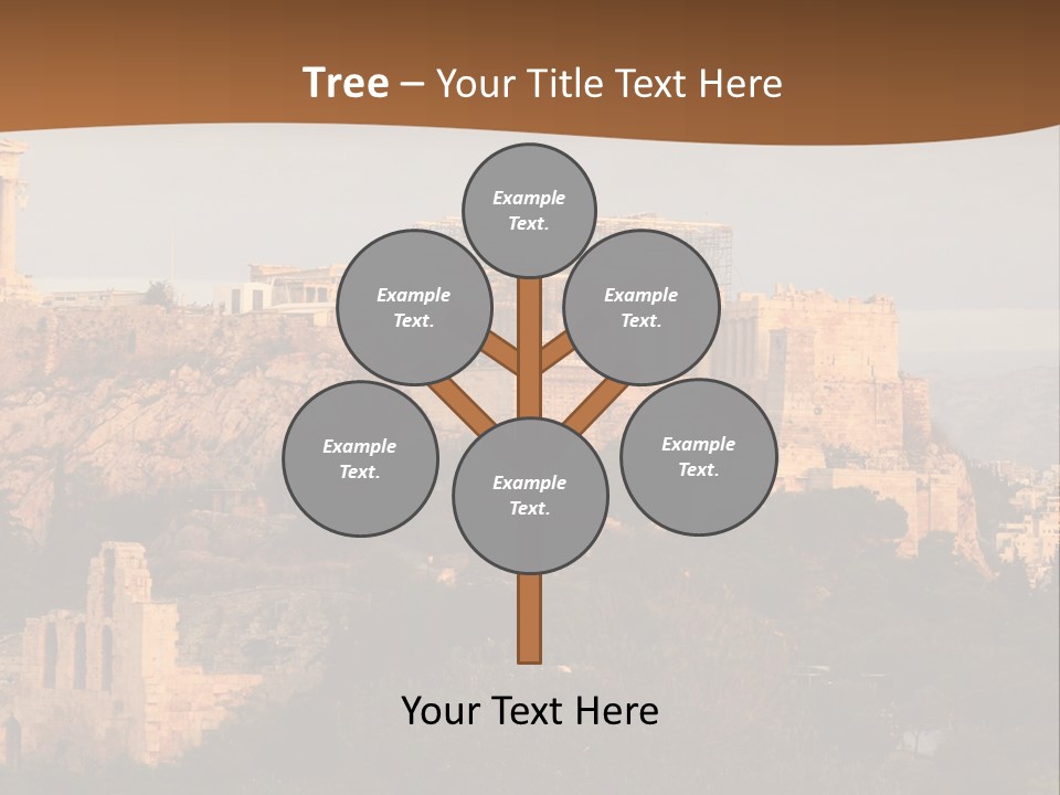 Old Civilization Acropolis PowerPoint Template