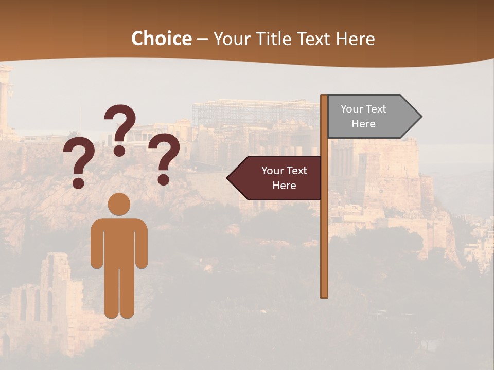 Old Civilization Acropolis PowerPoint Template