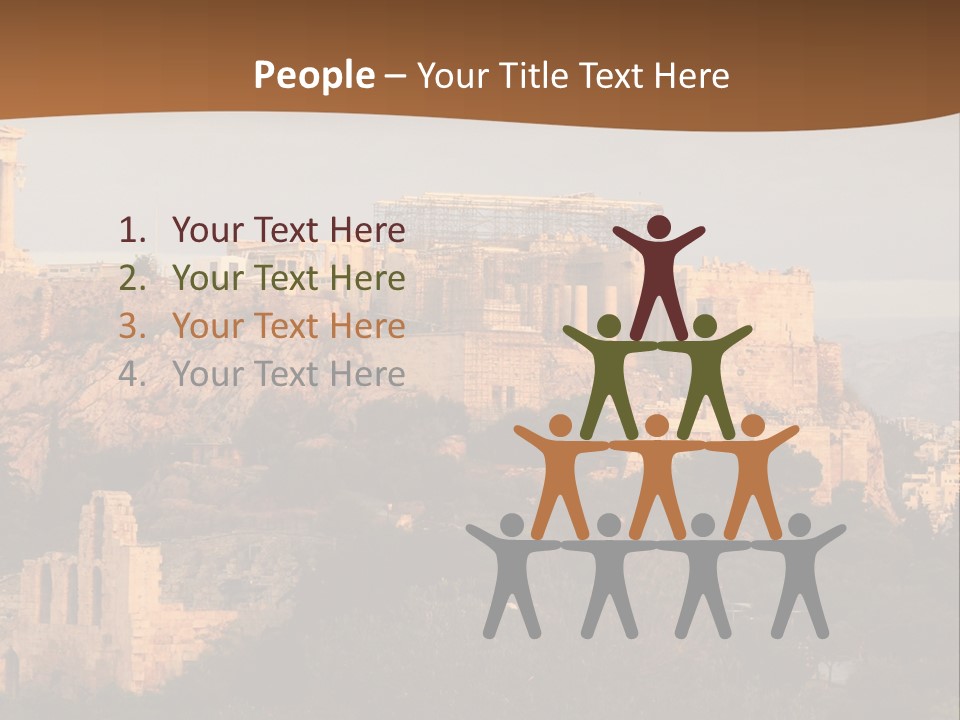 Old Civilization Acropolis PowerPoint Template