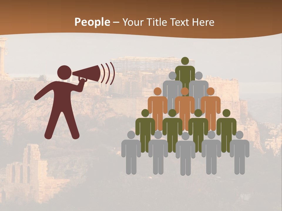 Old Civilization Acropolis PowerPoint Template
