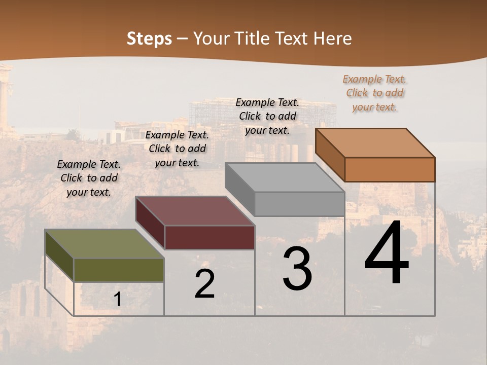 Old Civilization Acropolis PowerPoint Template