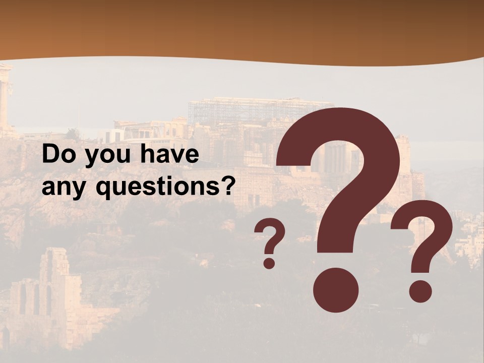 Old Civilization Acropolis PowerPoint Template