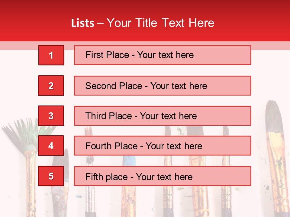 Set Yellow Palette PowerPoint Template