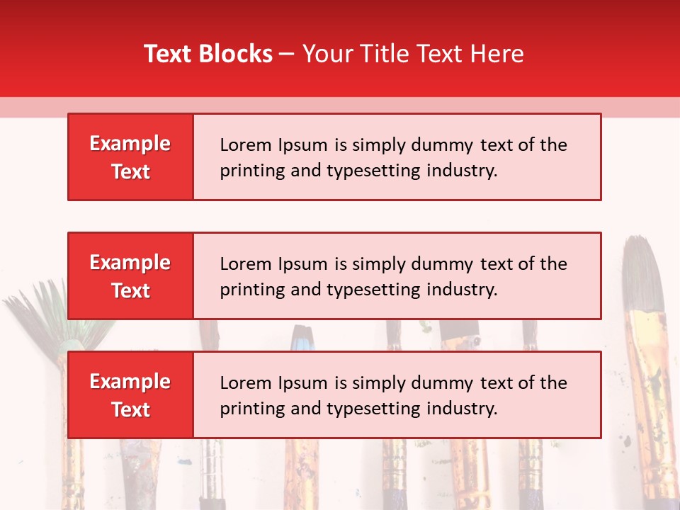 Set Yellow Palette PowerPoint Template