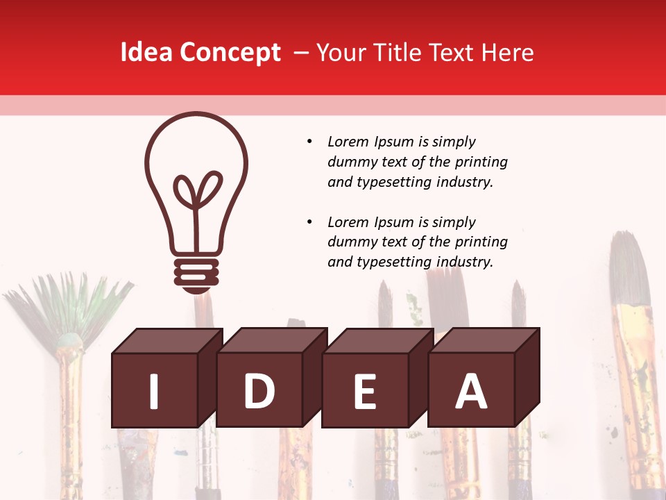 Set Yellow Palette PowerPoint Template