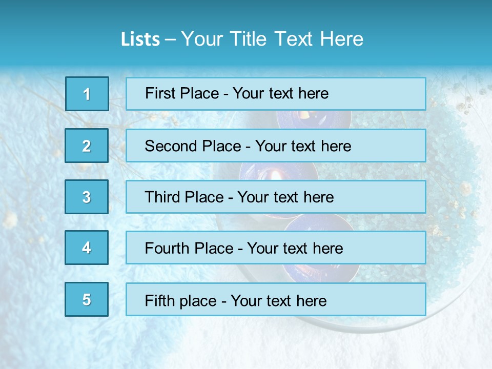 Aqua Medicine Sauna PowerPoint Template