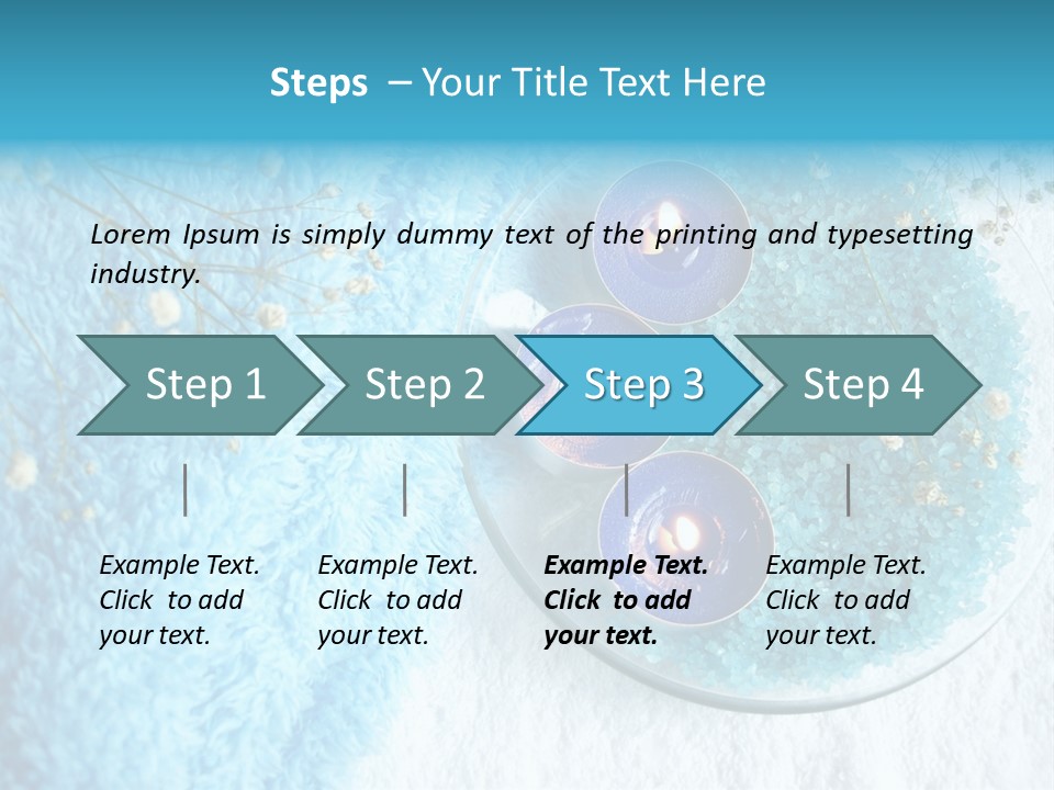 Aqua Medicine Sauna PowerPoint Template