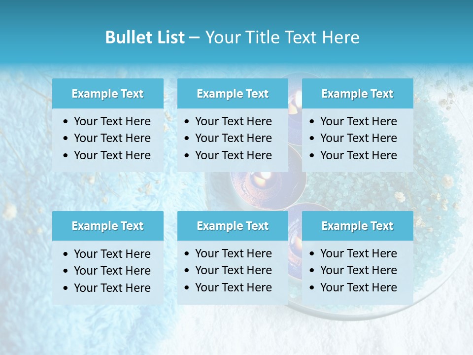 Aqua Medicine Sauna PowerPoint Template