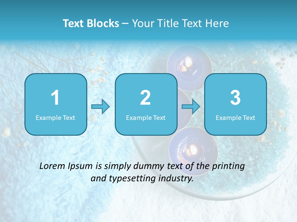 Aqua Medicine Sauna PowerPoint Template