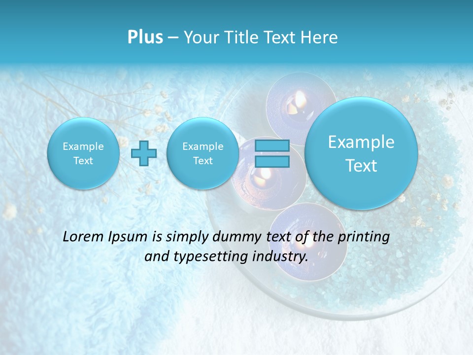 Aqua Medicine Sauna PowerPoint Template