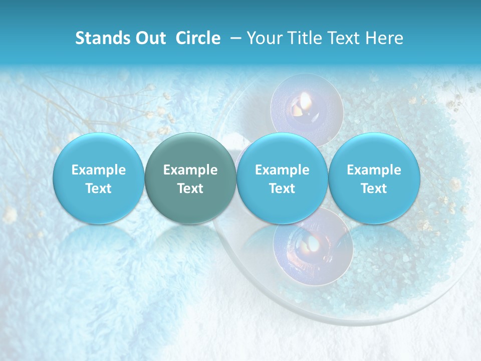 Aqua Medicine Sauna PowerPoint Template