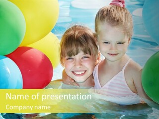 Group Blue Games PowerPoint Template