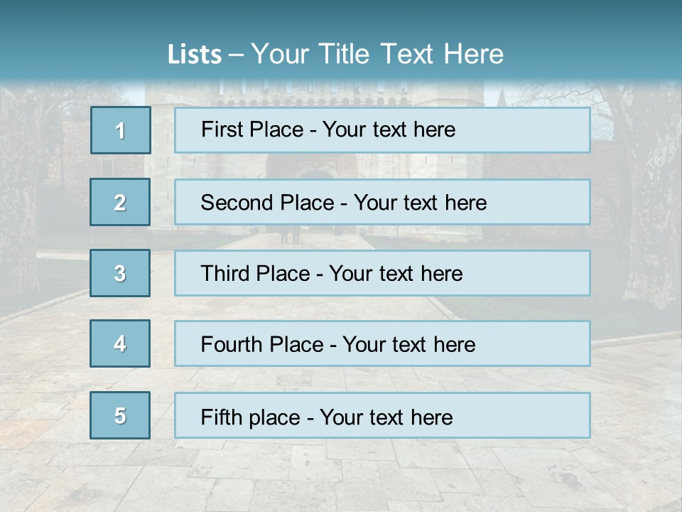 Art Old Ottoman PowerPoint Template